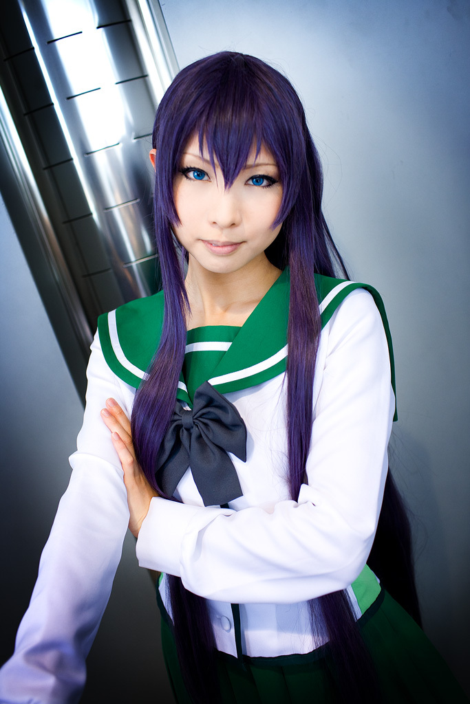 [Cosplay] 2013.04.09 游戏美女丝袜套图 Sexy Saeko Busujima